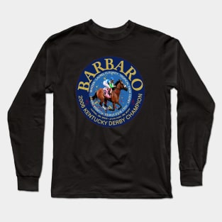 Barbaro 2006 Kentucky Derby Champion Racehorse Design Long Sleeve T-Shirt